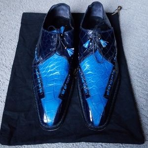 Genuine alligator shoes